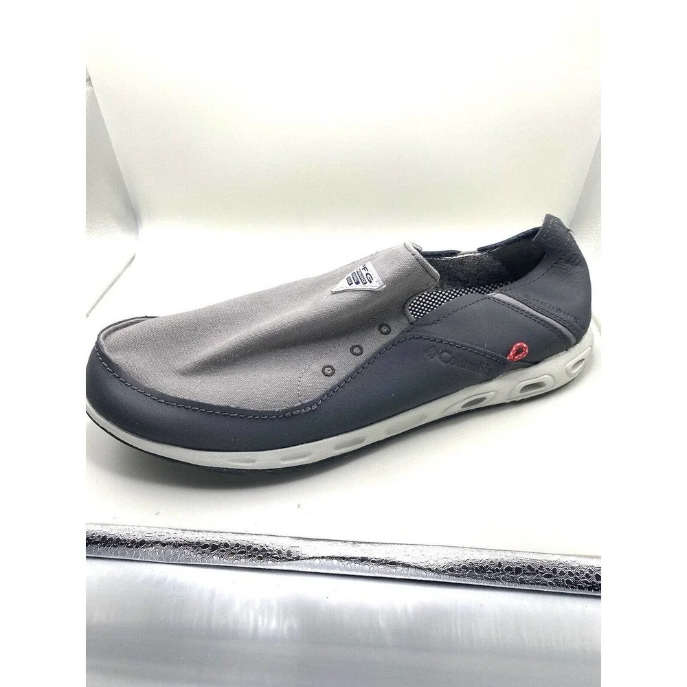 Columbia mens Bahama Vent Pfg Boat Shoe Titanium 13 Gray Water Shoes